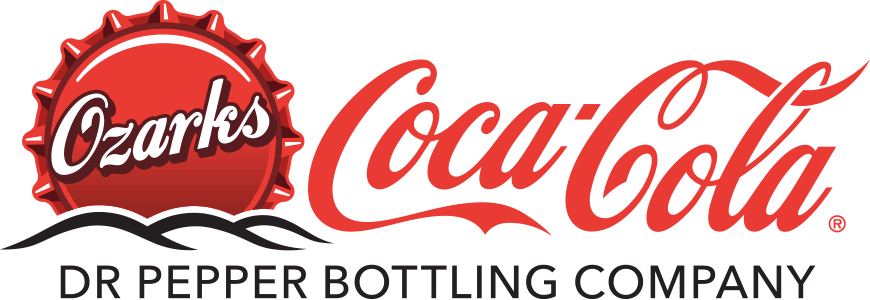 Ozarks Coca-Cola Dr Pepper Bottling Company logo